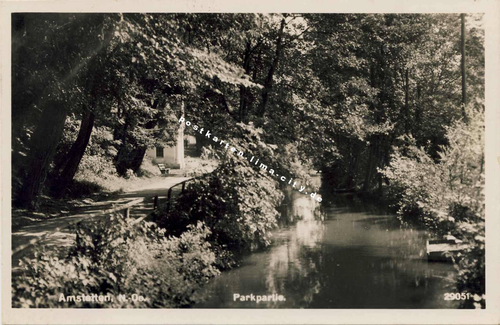 Amstetten Parkpartie 1933